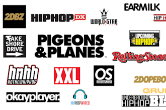 submit your music single album to major hip hop blogs music press release