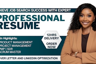 write product owner management scrum master business analyst agile pmp resume cv