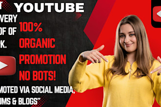 organically promote your youtube video to a targeted audience