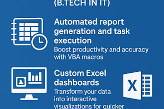 develop custom excel automation solutions using vba macros and advanced formuls