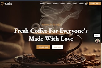 design private label coffee website coffee shopify store matcha coffee tea store