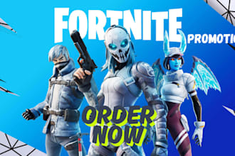 do fornite game promotion,  uefn fornite map, roblox promotion game marketing