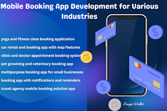 develop a custom booking app for hotel, salon, event, doctor, or rental service