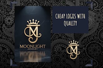 do cheap logo with quality