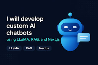 develop custom ai rag chatbots using llama and nextjs