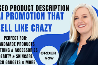 write SEO product descriptions that boost sales on shopify or etsy