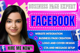 fix, create facebook page, instagram page, manage meta business page