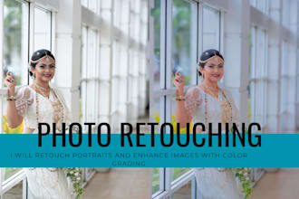 photo retouching and color grading services
