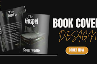 do professional book cover design for amazon KDP, ebook, and audiobook