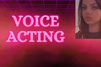 do any kind of voice acting