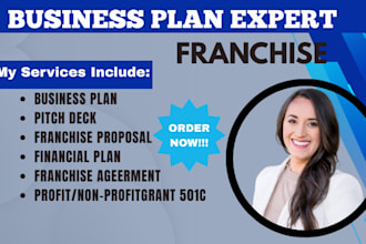 write business plan franchise proposal business proposal into pitch deck