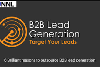 do targeted b2b lead generation, linkedin leads and prospect email list building