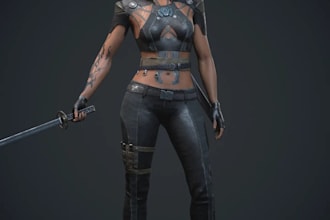 3d realistic model,erotic model,nsfw toggle,spline3d,warrior model,aaa character