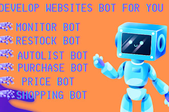 develop shopping bot auto purchase bot popmart bot auto buying bot pokemon bot