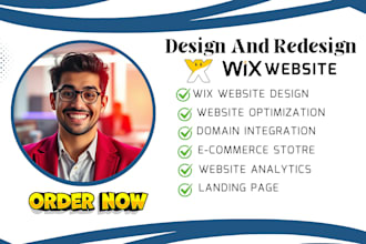 design or redesign a wix website, wix landing page, or build a wix online store