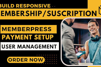 build membership website subscription website memberpress learndash lms website