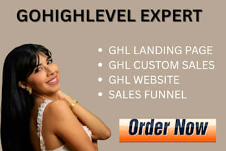 do gohiglevel  landing page custom sales funnel ghl website