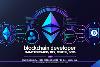 be blockchain developer for four meme web3 dapp smart contract dex pump fun