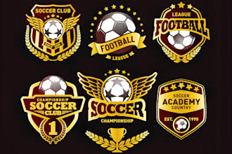 design a stunning football soccer and sport logo within 8 hours