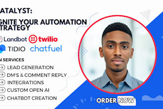 setup social media chatbot automation many chat live chat fuel race tidio twilio