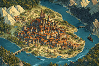 make high quality fantasy maps