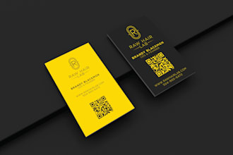create modern logo and digital business card design