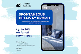 create a hotel booking website with social integration