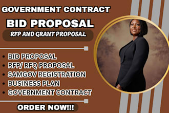 find rfp, write bid proposal, respond to rfp, rfq, winning government contract