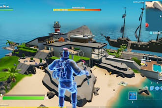fortnite red vs blue map, zonewar, parkour map, worldbuilding, boxfight, pvp map