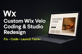 do custom wix velo code wix features fix wix studio velo website redesign code
