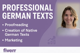 write you an attractive german text for your website