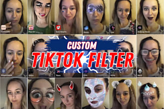 create a face filter for your tiktok brand