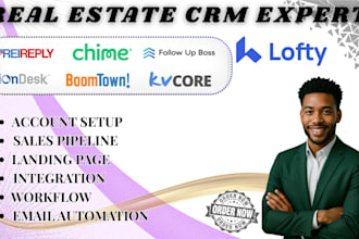 setup, fix your real estate CRM, lofty kvcore chime rei reply liondesk boldtrail