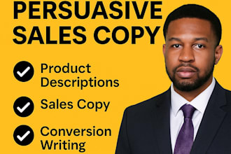 write persuasive product descriptions that convert