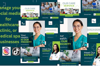 manage your social media for healthcare, clinic, or medical spa businesses