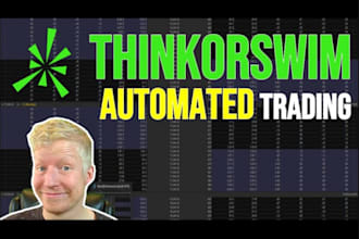 develop profitable stock trading bot, thinkorswim bot, robinhood bot, webull bot