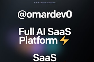 build a full ai saas platform content, text, image, video, chat, voice, code,gen
