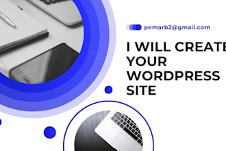 create your professional site with wordpress