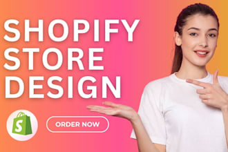 do shopify website design, create shopify store setup high converting store