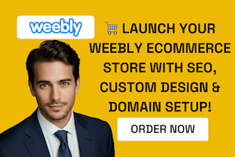 build and design a weebly ecommerce website weebly SEO optimization online store
