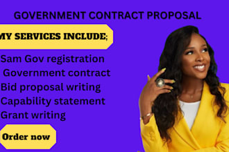 prepare winning government contract, response to rfp and research, bid proposal