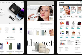 build clone shopify dropshipping store redesign design high converting website