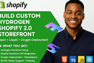 build custom hydrogen storefront with shopify 2 0 react oxygen deployment liquid