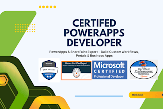 develop powerapps and provide support or fixes