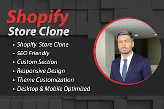 clone any shopify store with responsive, modern design