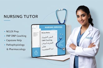 tutor nursing, rn, bsn, msn, pmhnp, dnp, fnp, agnp