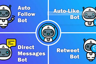 develop twitter bot that tweet automatically,tiktok bot,snapchat bot, reddit bot