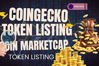 list your token or coin on coinmarketcap, coingecko, cex, and dex ico listing