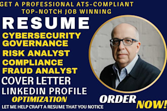 write ats resume for cybersecurity, IT data science, grc, and software developer