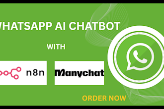 do whatsapp chatbot whatsapp business api automation with manychat n8n chatgpt